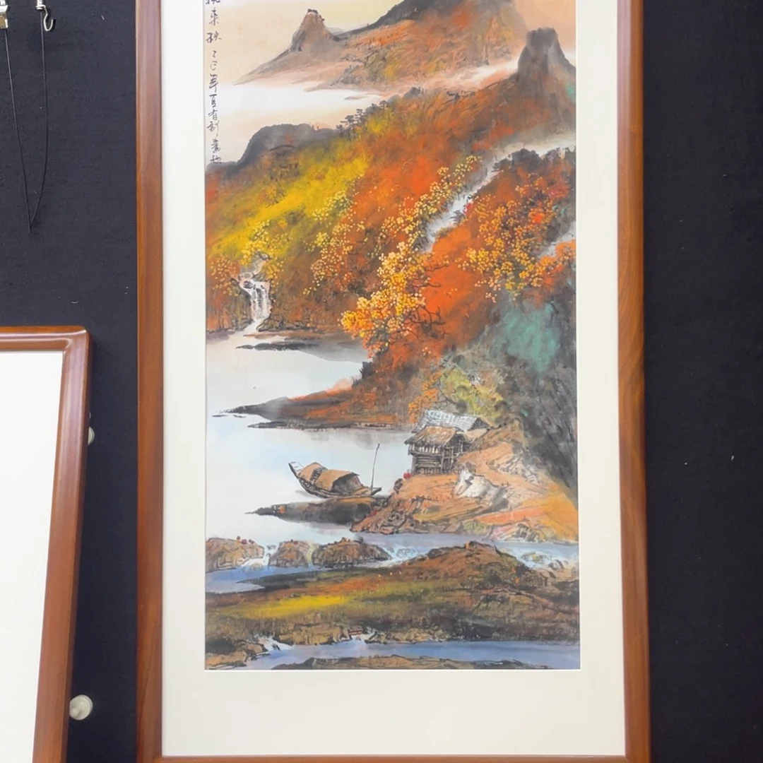 国画手绘国画，精品山水，李有训