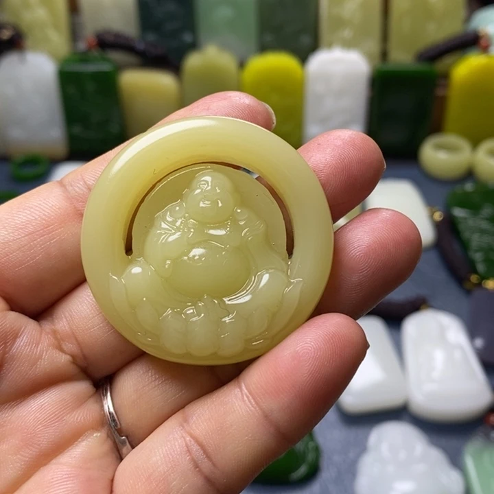 吊坠(不含链)未镶嵌和田玉