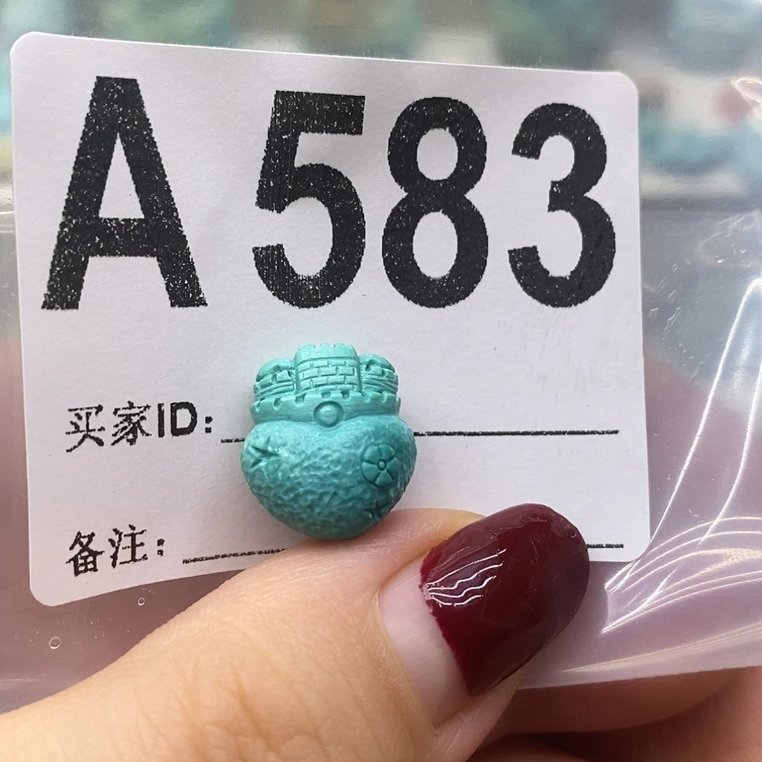 未镶嵌绿松石绿松石配饰定制