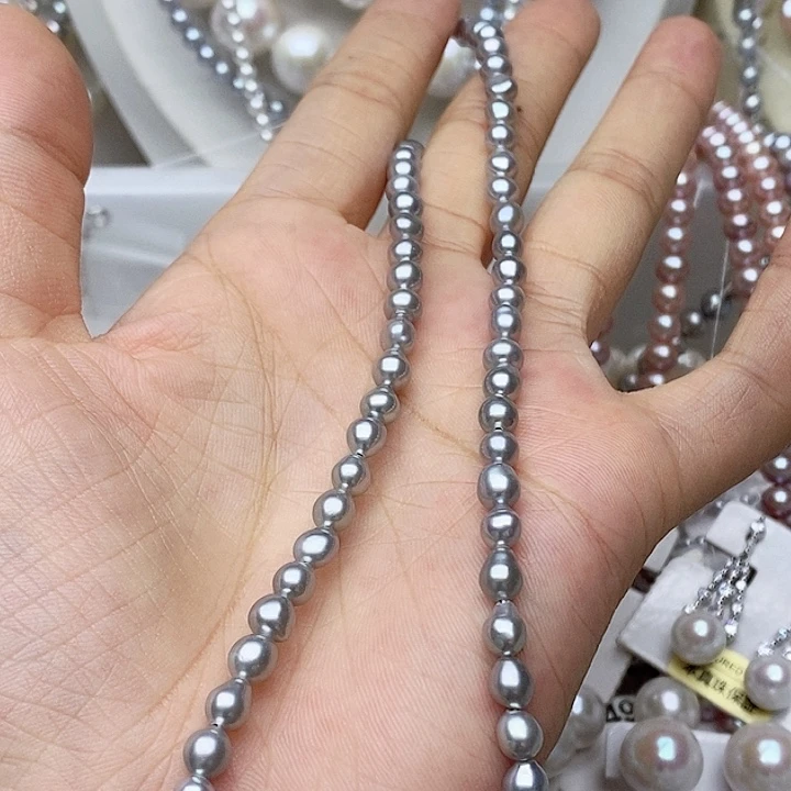 未镶嵌串链淡水珍珠