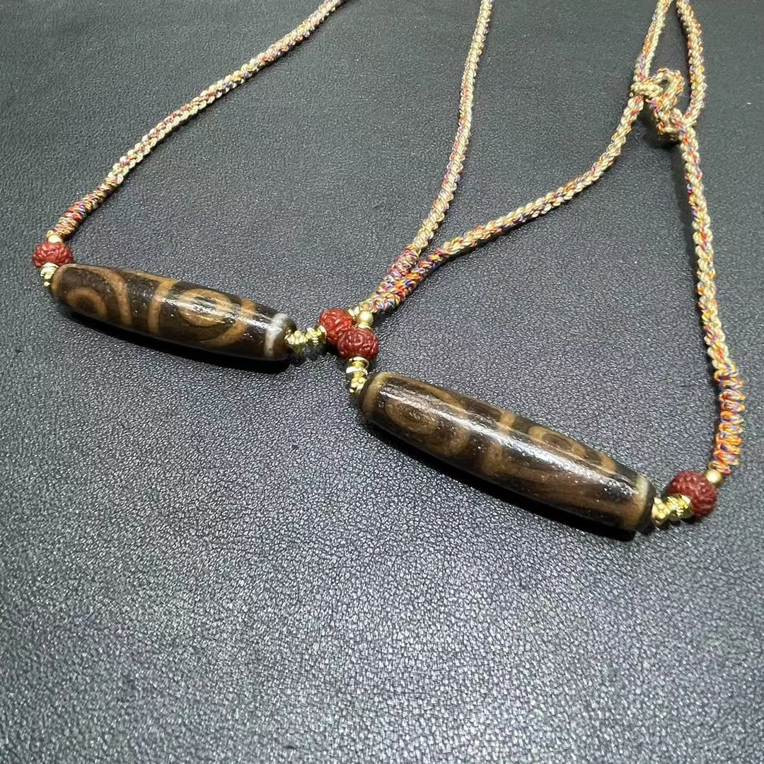 四眼珠玛瑙吊坠多样性发其一@k