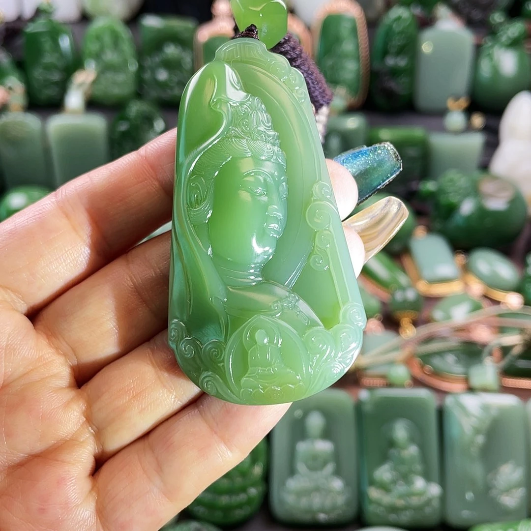 和田玉挂件未镶嵌b****u