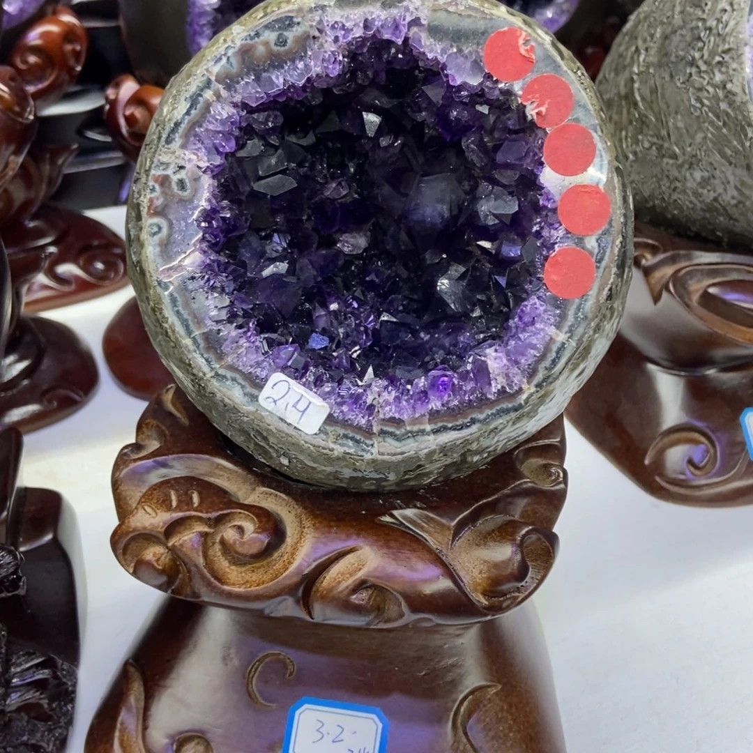 未镶嵌大型摆件（非配饰）紫晶琪
