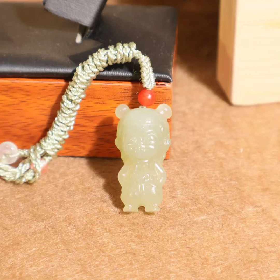 和田玉小哪吒 精美 时尚 礼物 可爱 国漫