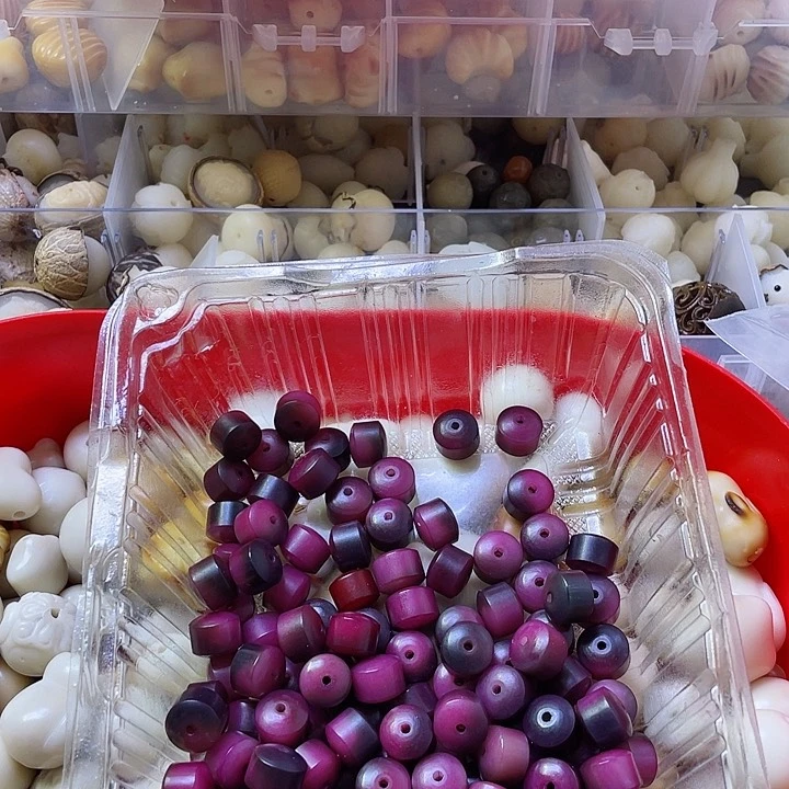 白玉菩提吊坠精品葡萄紫金轮10/12一百一十