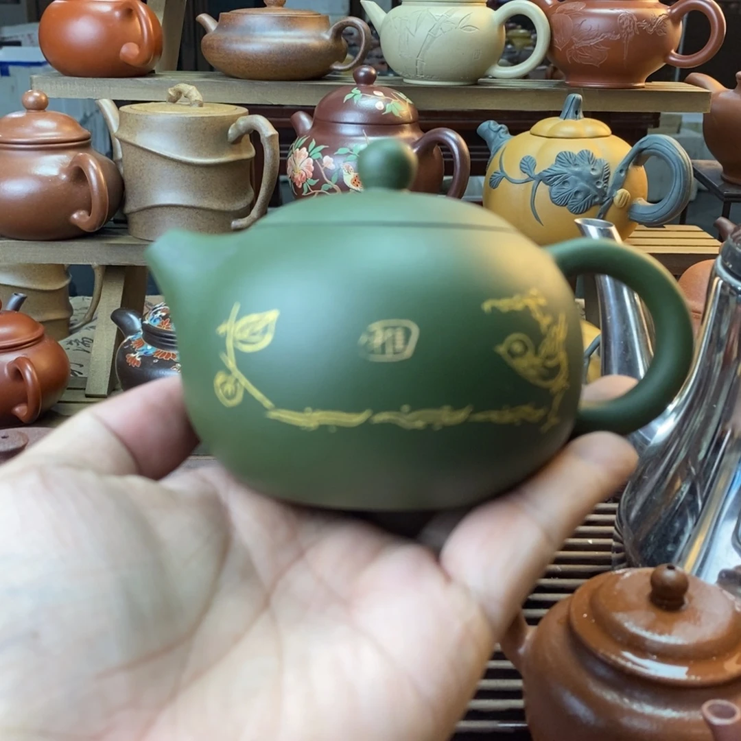 茶壶紫砂宜兴紫砂壶qq180cc