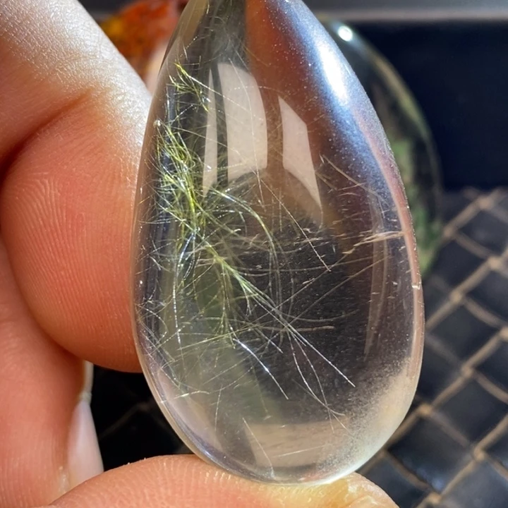 水晶颈饰未镶嵌水晶挂坠