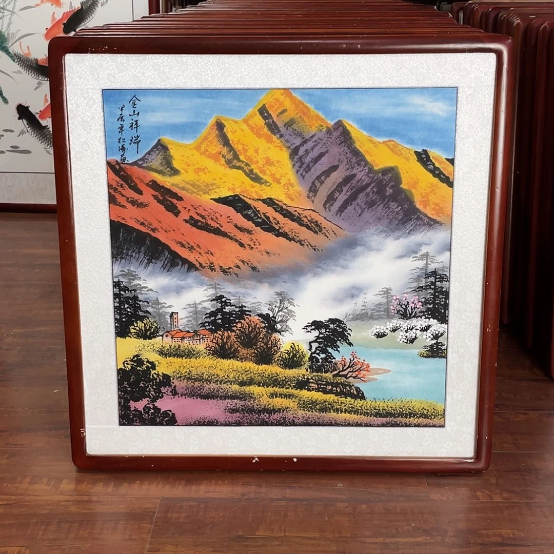 国画带框尺寸63*63厘米