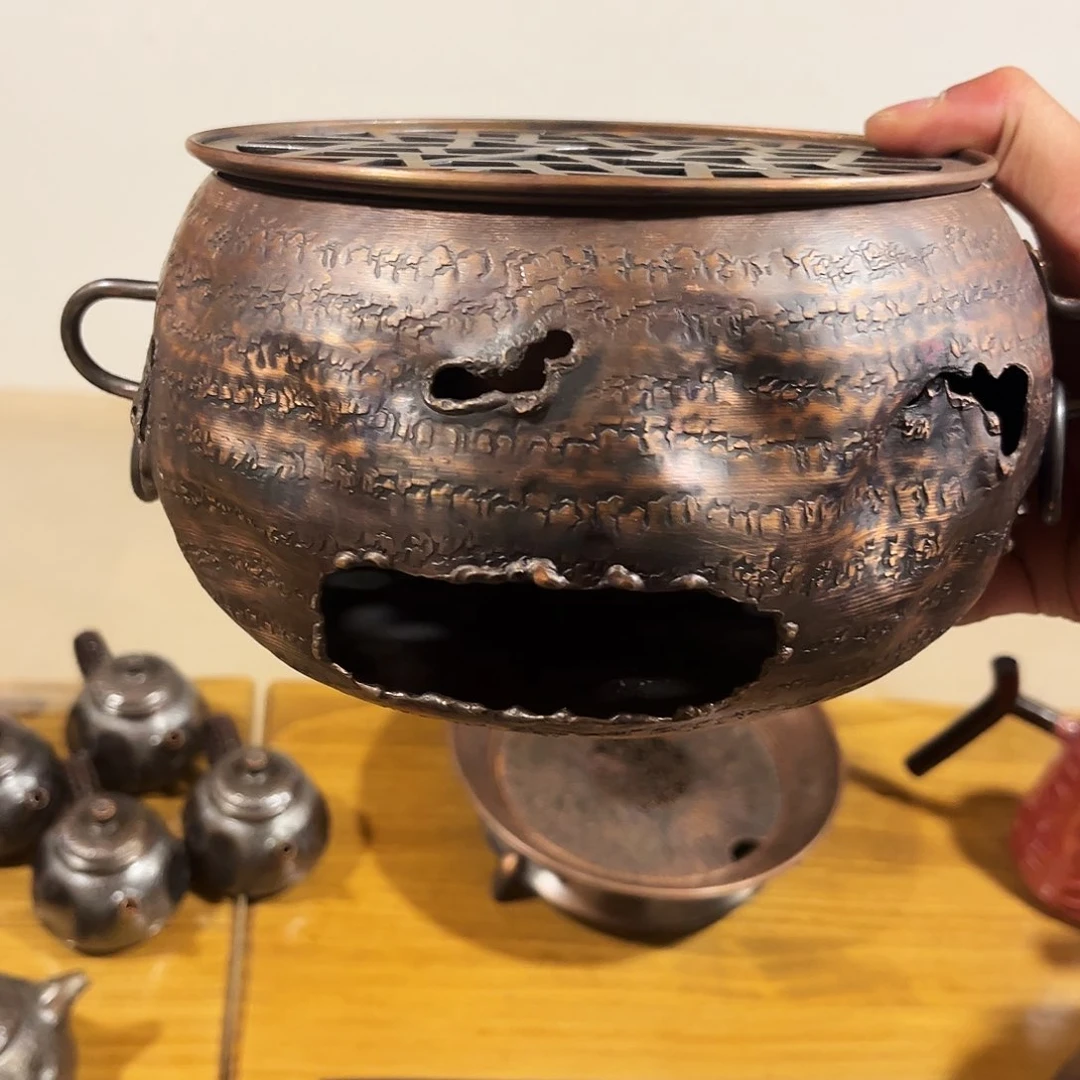 姹寂风17炉子手工锻打工艺