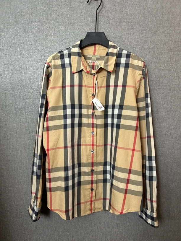 95新 BURBERRY/博柏利 格纹衬衫