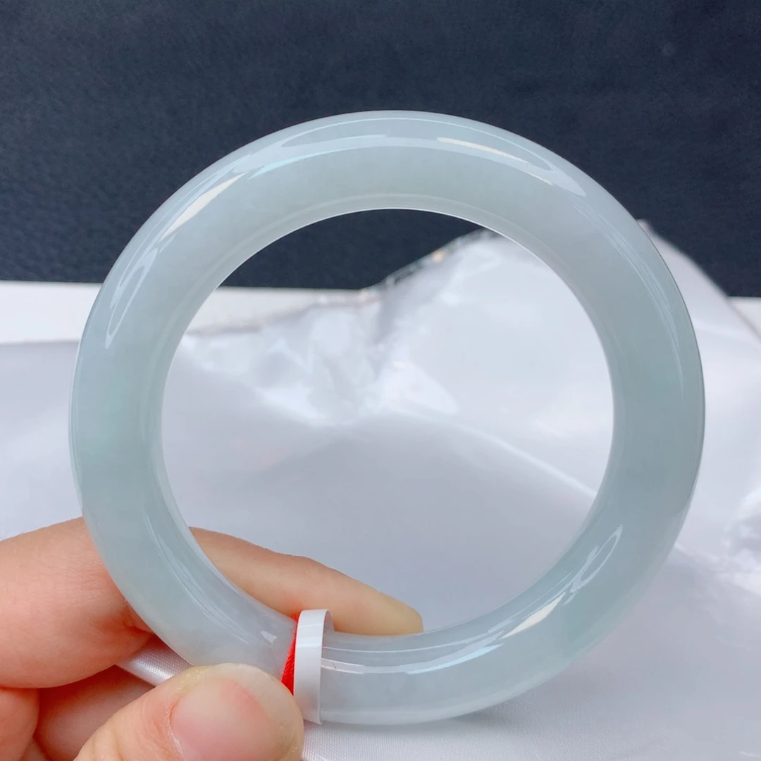 翡翠未镶嵌手镯55圈