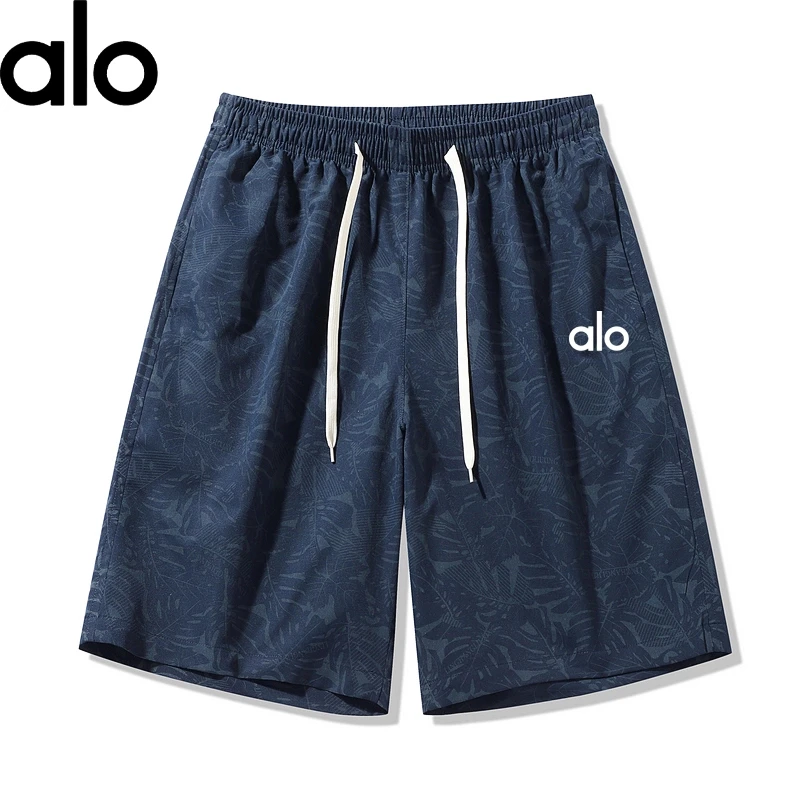 alo短裤男士五分裤休闲运动薄款透气速干裤子夏天夏季冰丝宽松裤