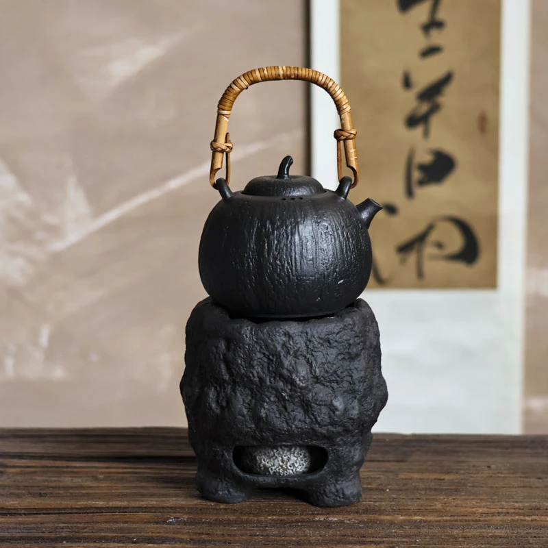 【慕白茶集】黑色套组一壶一炉（Q3167）
