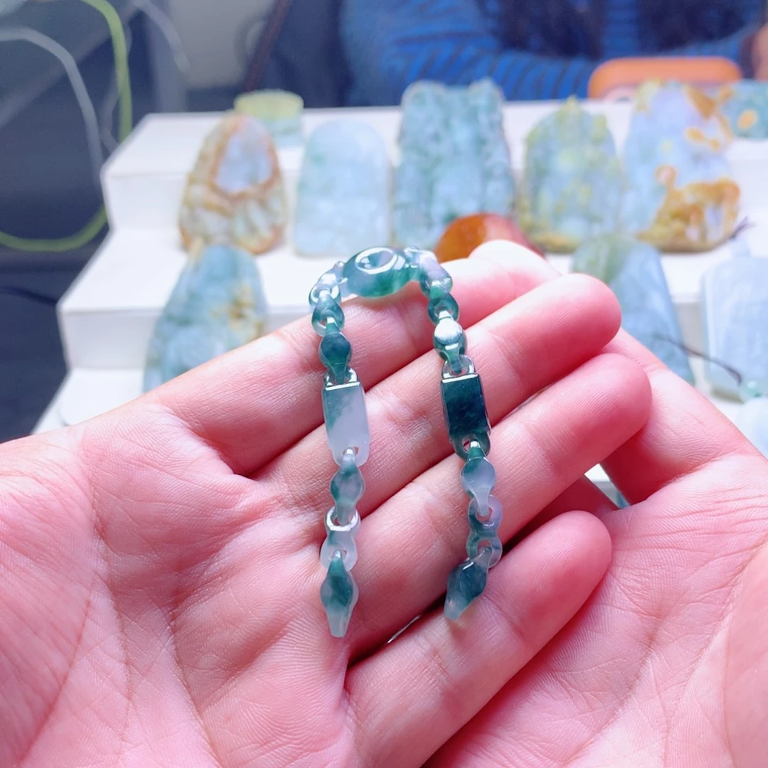 倍***涂定制翡翠未镶嵌翡翠