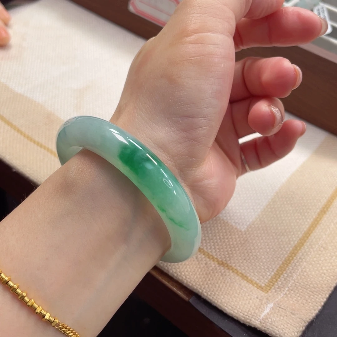 未镶嵌手镯翡翠4号飘正阳巨捡漏
