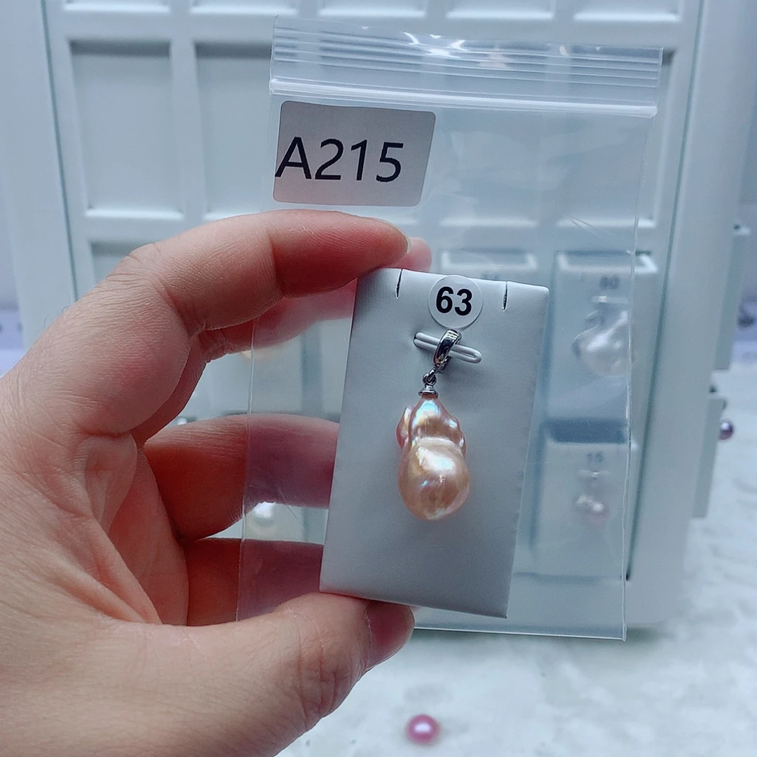吊坠(不含链)淡水珍珠合金