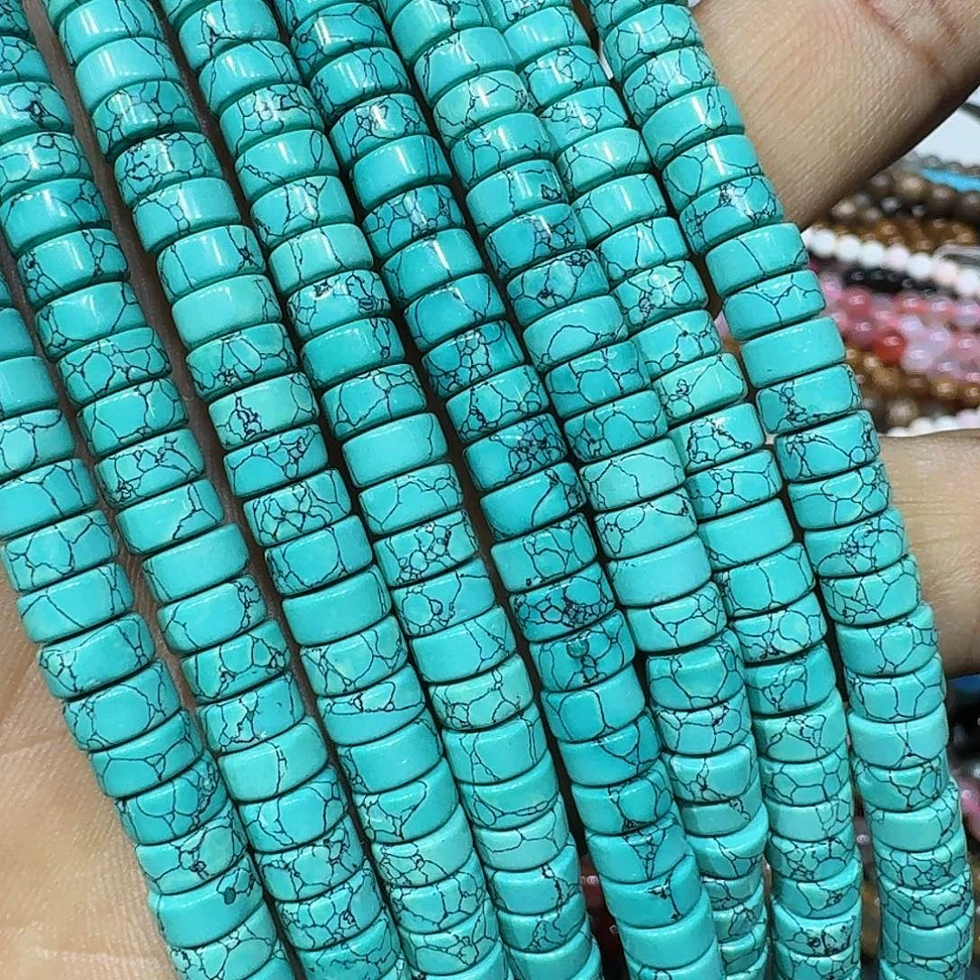 玛瑙/玉髓未镶嵌珠宝半成品铁线松6x3mm一条