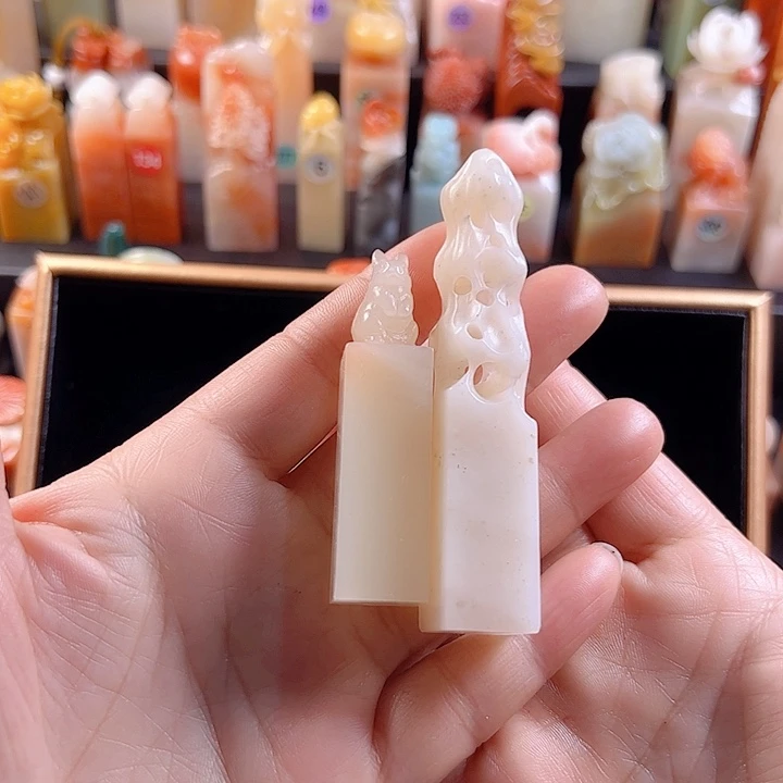 老挝石印石木*书手工定制1.5厘米，包刻