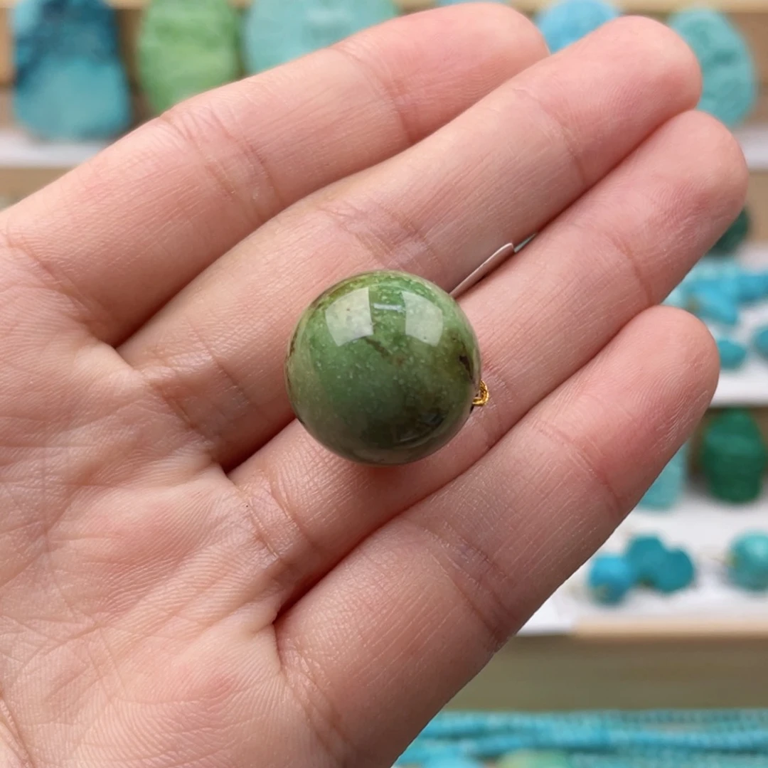 未镶嵌绿松石珠宝奇石卡17