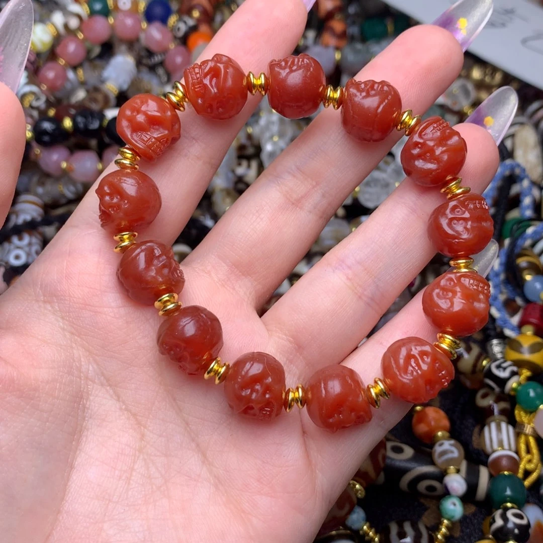 玛瑙/玉髓未镶嵌手链