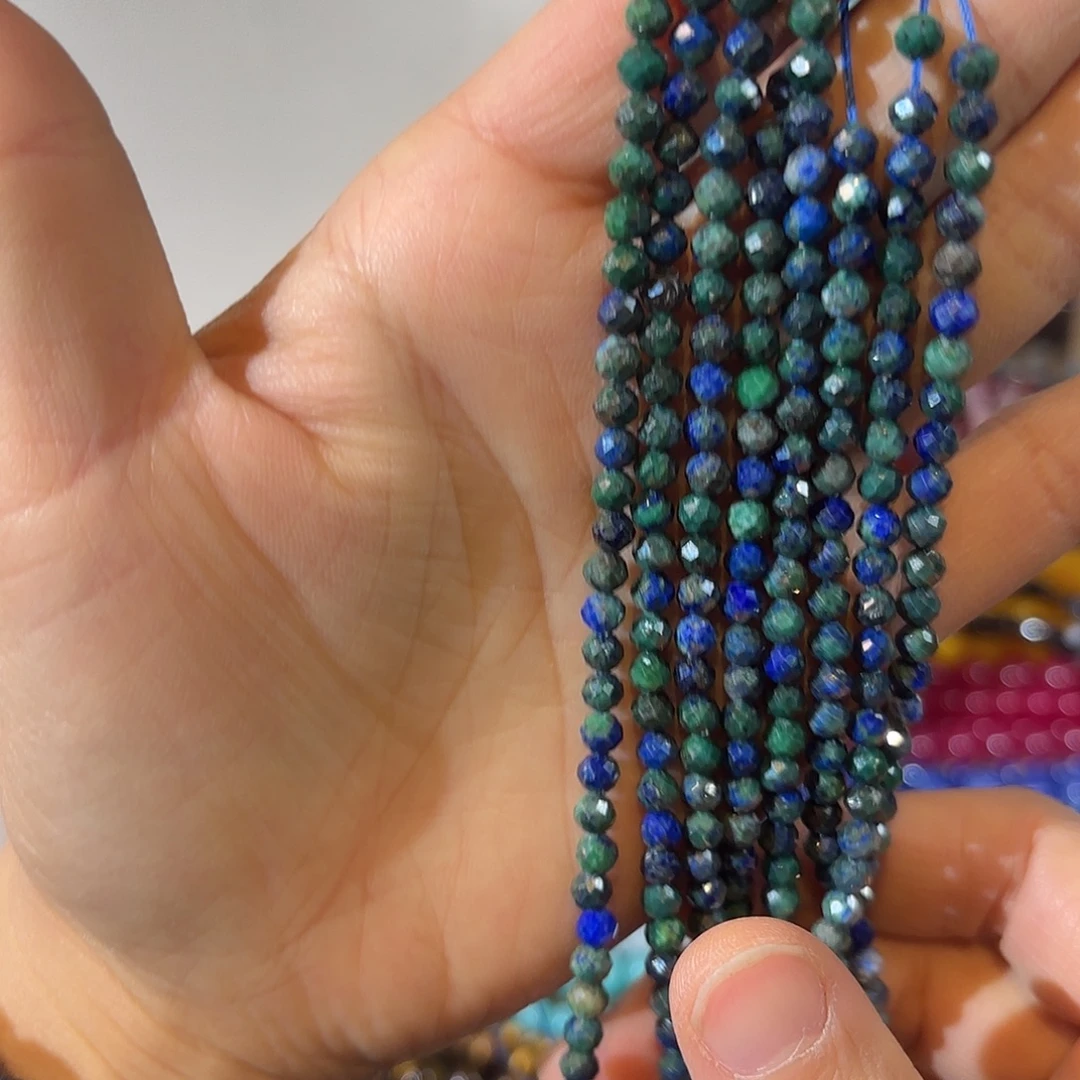 玛瑙/玉髓未镶嵌珠宝半成品凤凰青金卡4一条