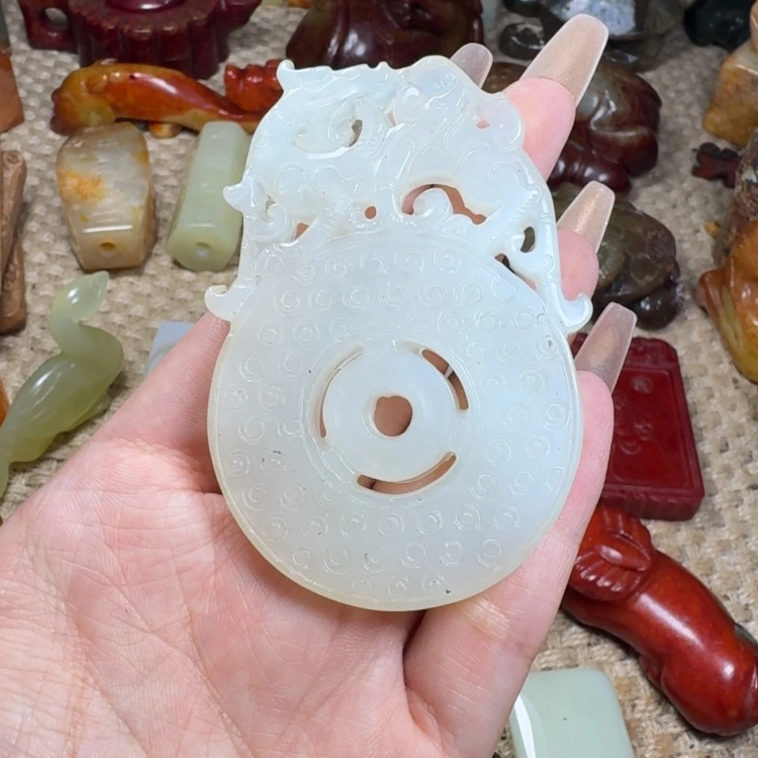 吊坠白玉菩提挂件