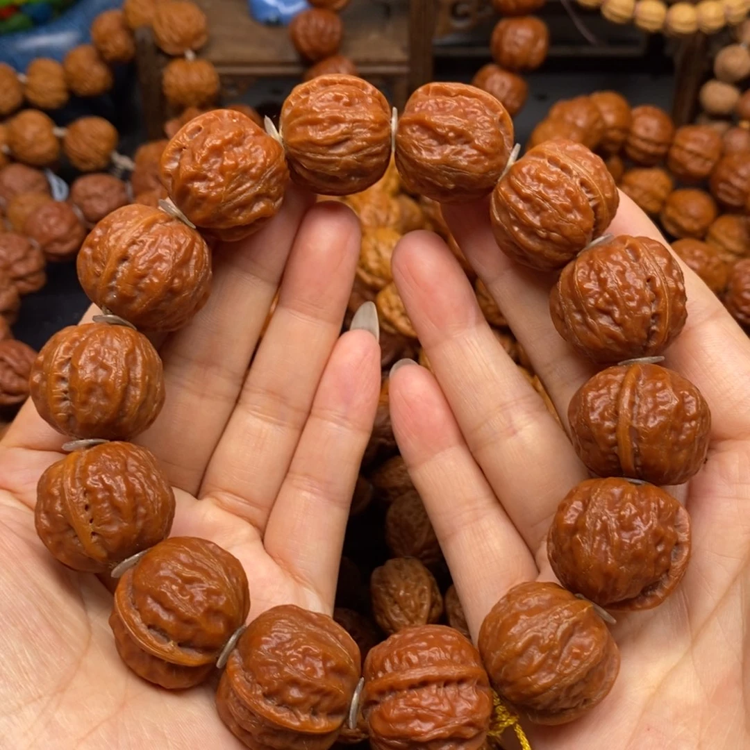 文玩核桃手串一道筋墩子