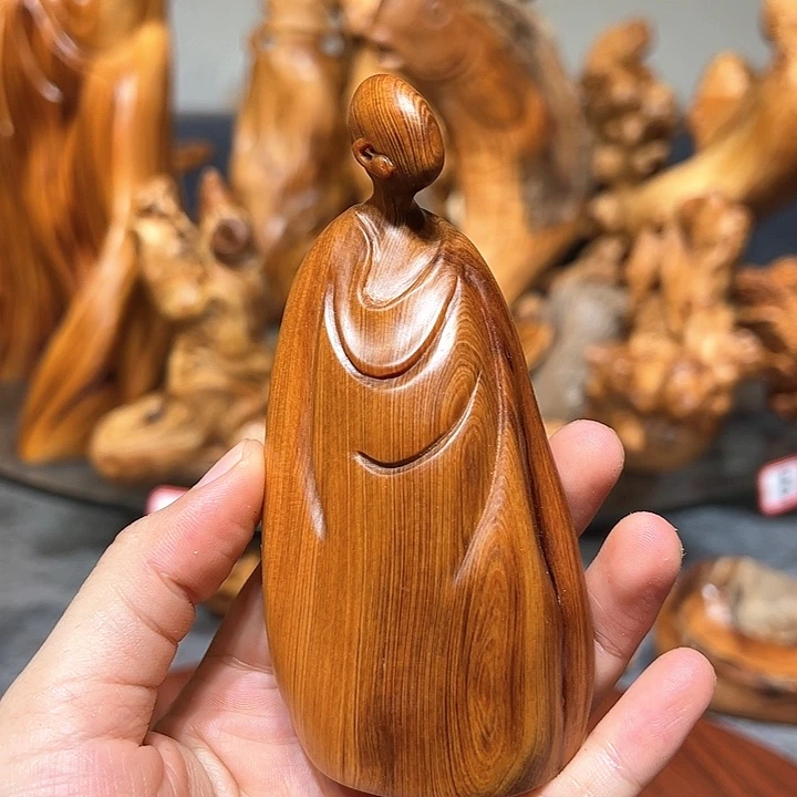 柏木崖柏木手把件摆件