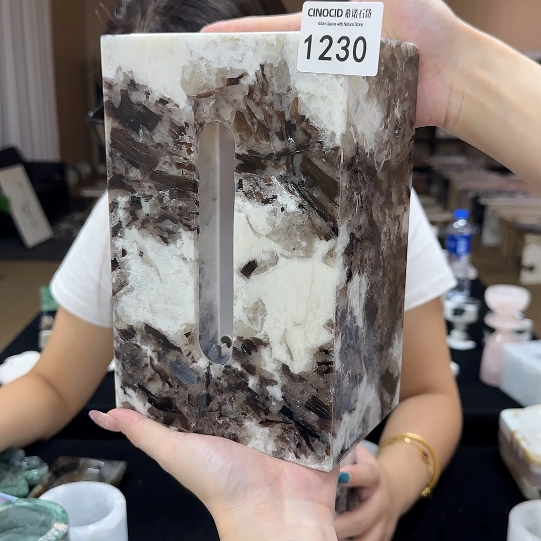 石材F****s1230 千山暮雪纸巾盒