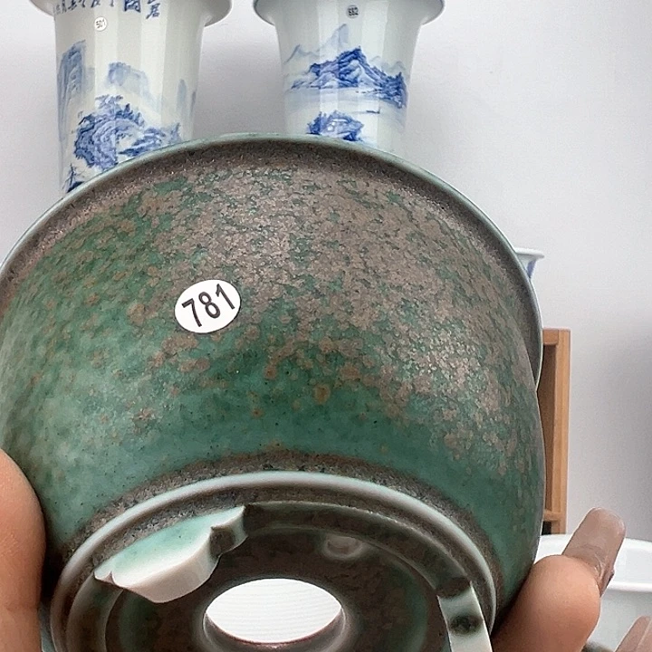 红陶溜****顺手工盆……………………