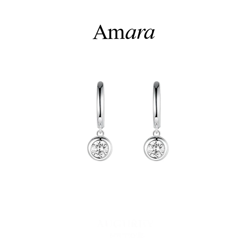 925银合成锆石耳饰 Amara 泡泡耳环小巧精致百搭轻奢耳圈日常简约