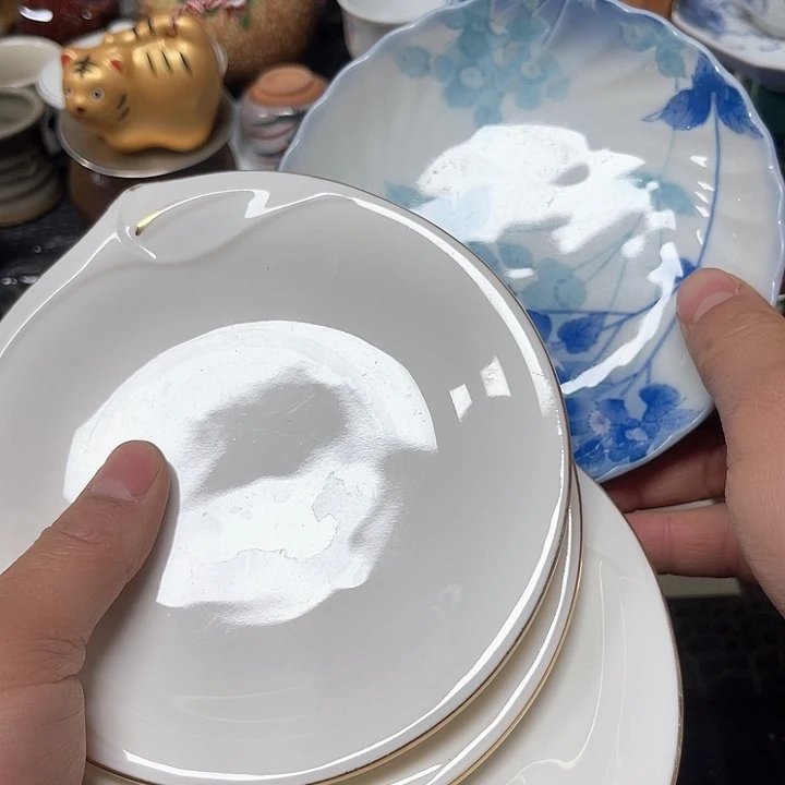 瓷片啾啾日瓷中古陶瓷工艺品