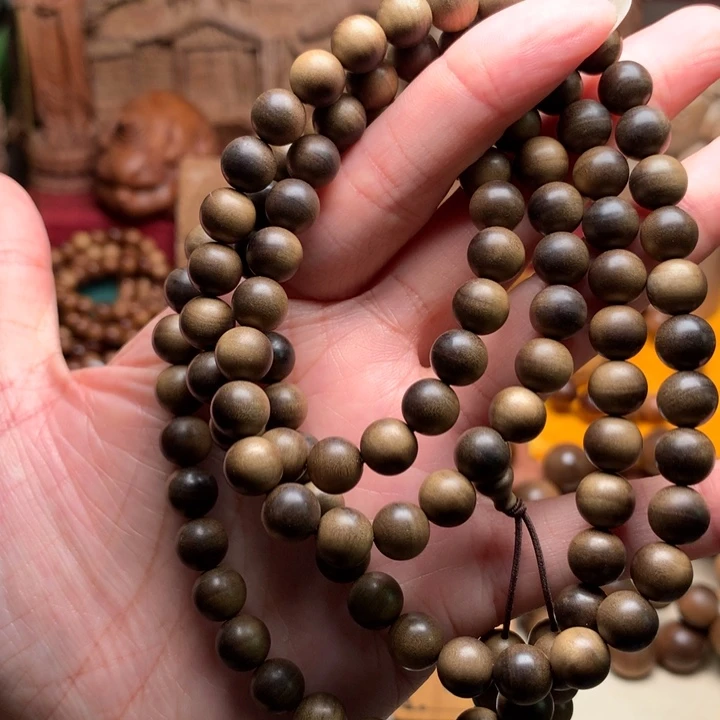 檀香木手串/手链老山檀0.8阴沉多圈