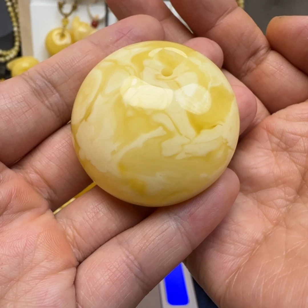 蜜蜡未镶嵌颈饰天然蜜蜡