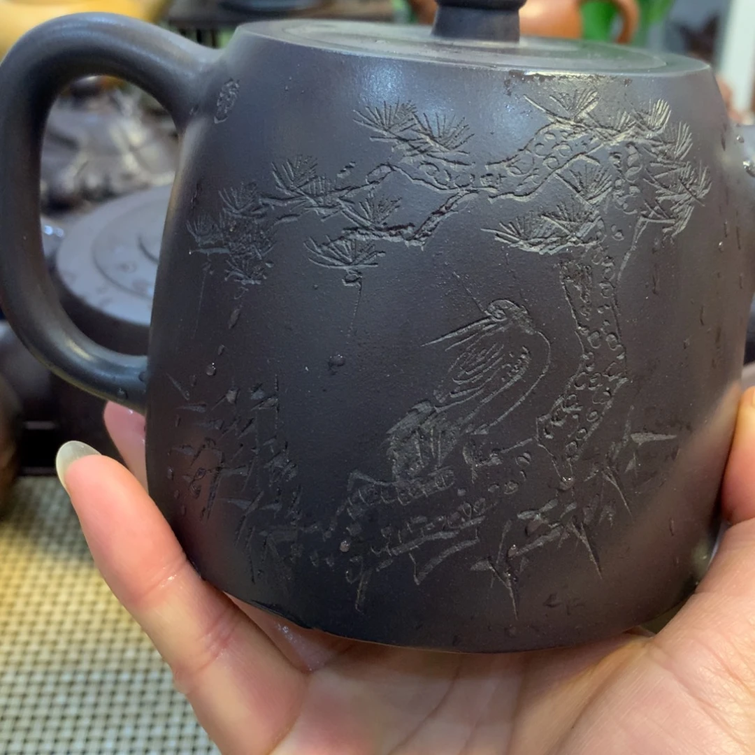 方***庄紫砂茶壶宜兴原矿thfgj