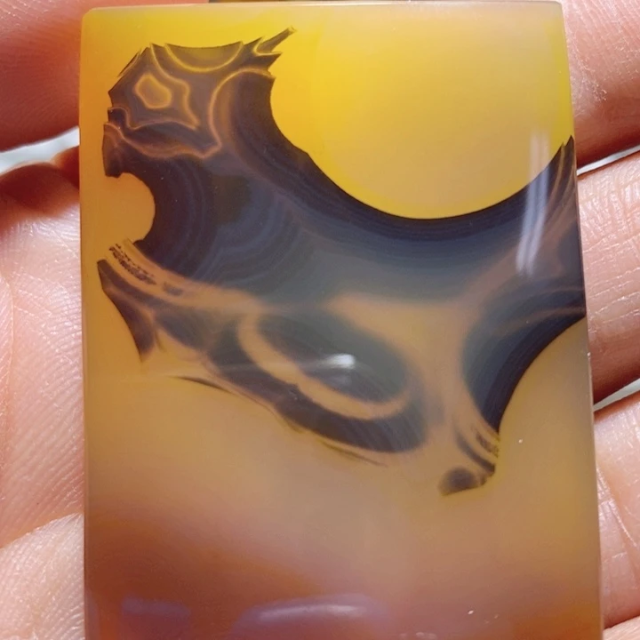 玛瑙/玉髓吊坠(不含链)未镶嵌一****亮