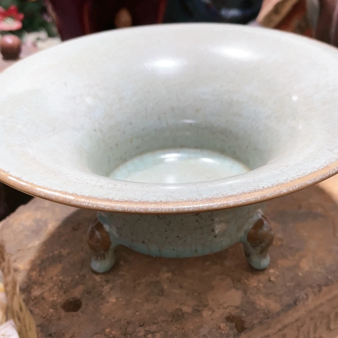 瓦当摆件摆件茶的陶瓷自*人