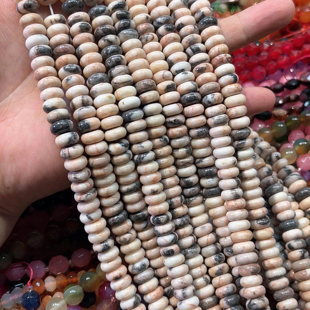 玛瑙/玉髓合金珠宝半成品粉网络一条10mm