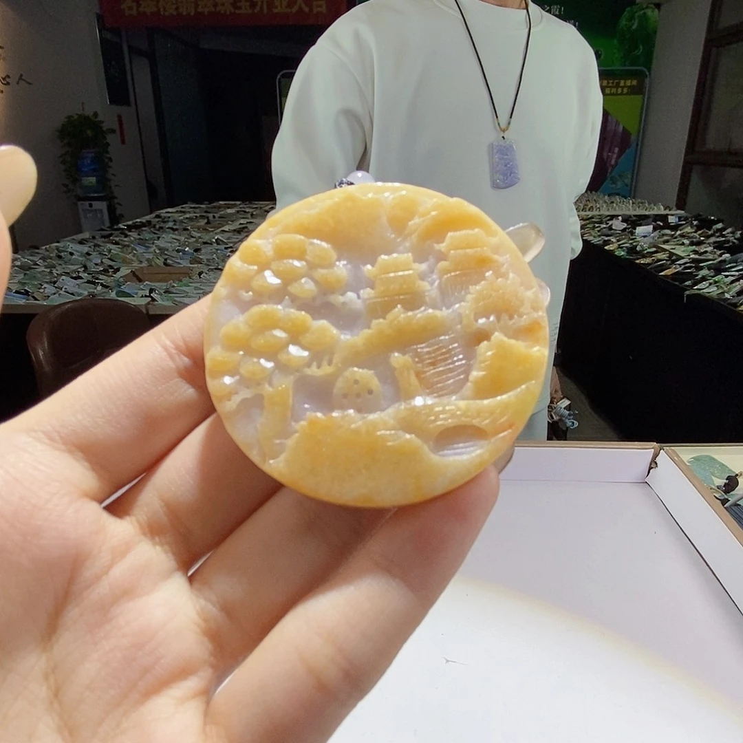 颈饰未镶嵌翡翠翡翠