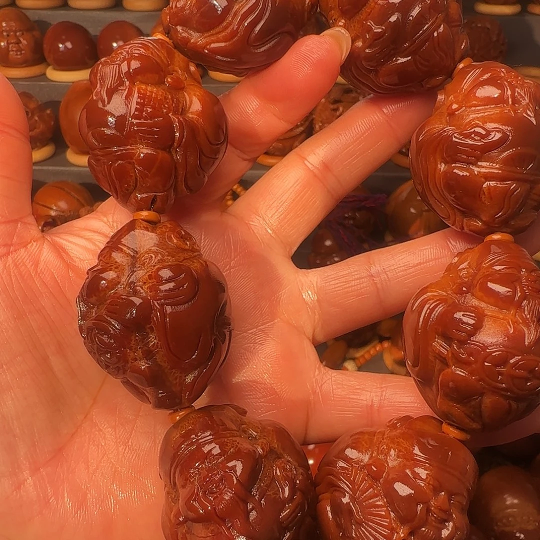 彭***亚橄榄核手串/手链财神3.23玉华