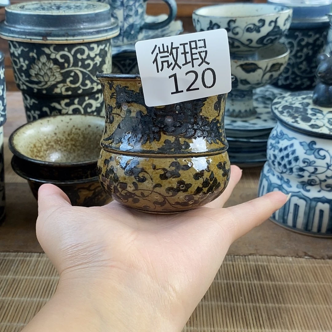 手工手绘青花高温陶瓷