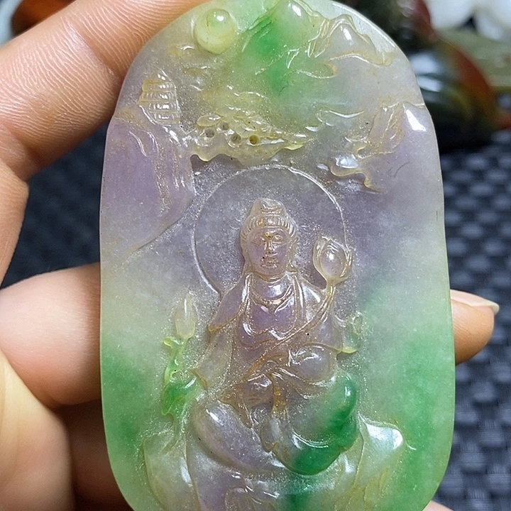 紫金钵盂菩提吊坠