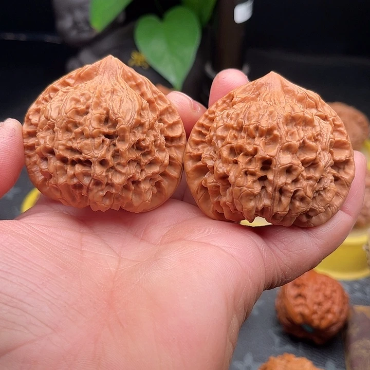 把件文玩核桃全品管帽边54