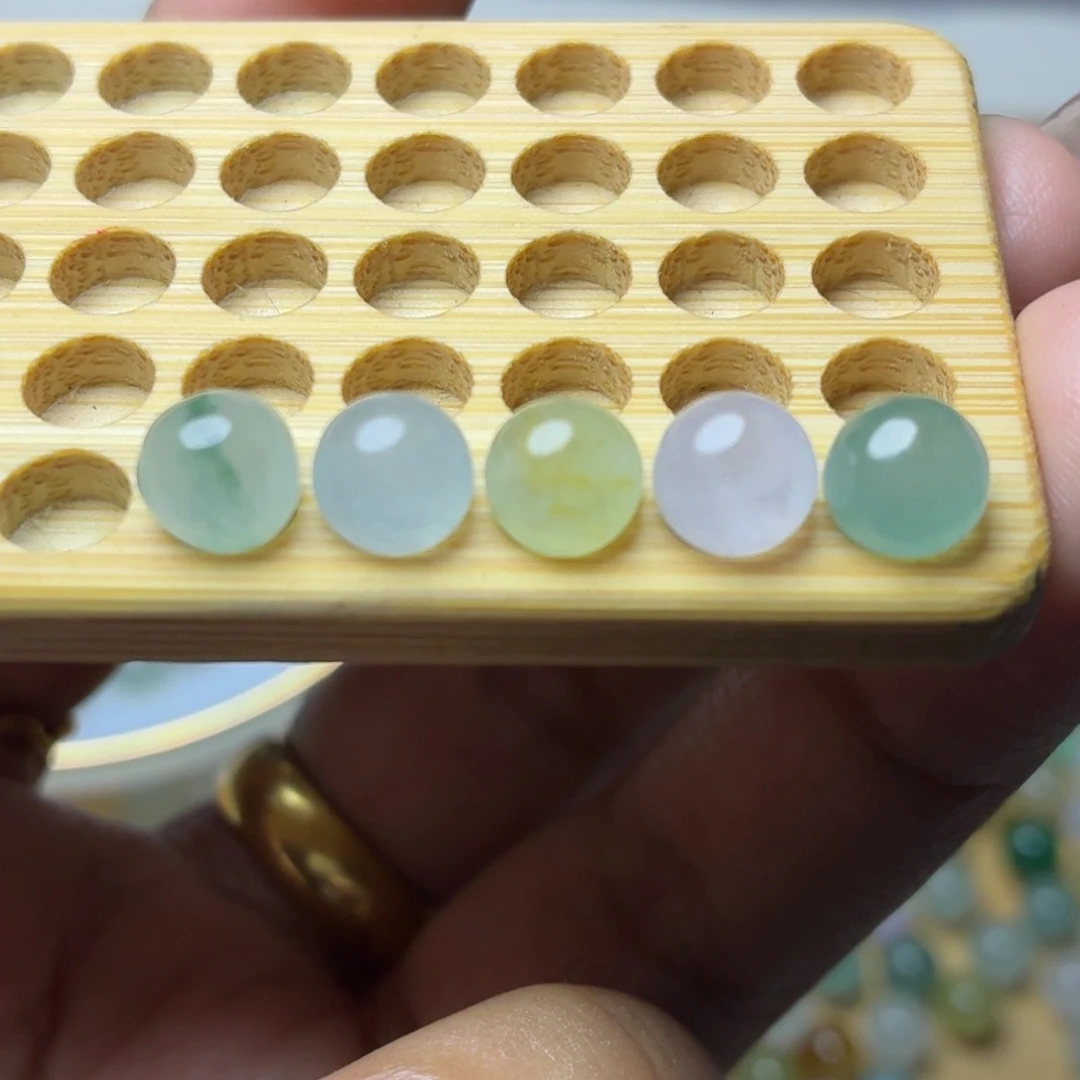 定制翡翠未镶嵌翡翠珠链