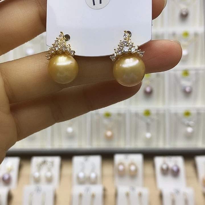 淡水珍珠颈饰银S925镶嵌