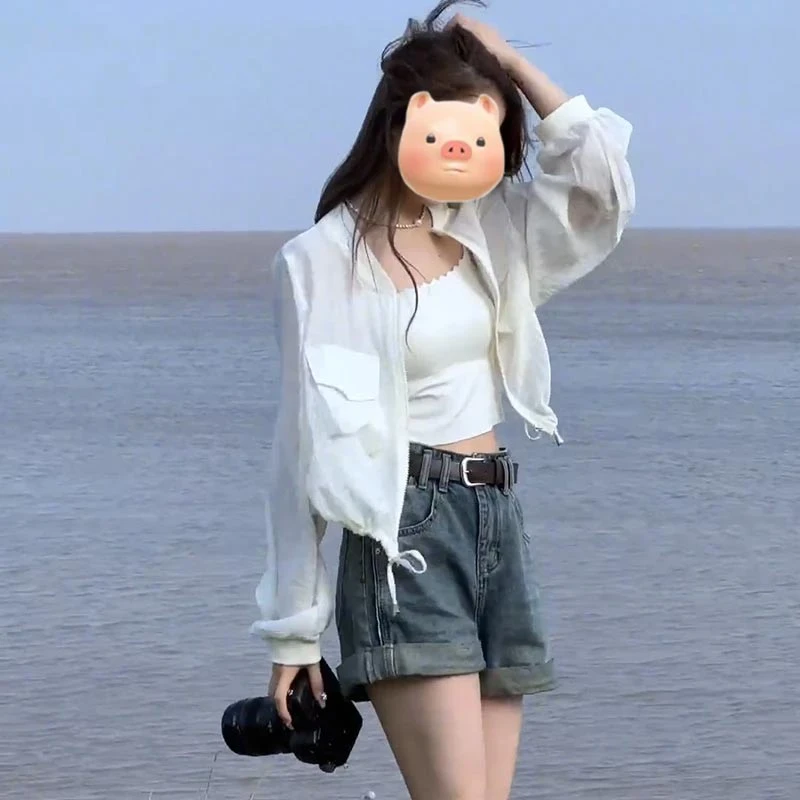 韩系外套设计感薄款防晒衣外穿女2025年夏季新款小个子爆款小众潮