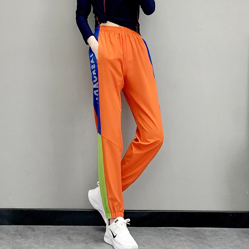 户外速干女跑步休闲束腿裤透气排汗显瘦薄款运动裤宽松百搭裤