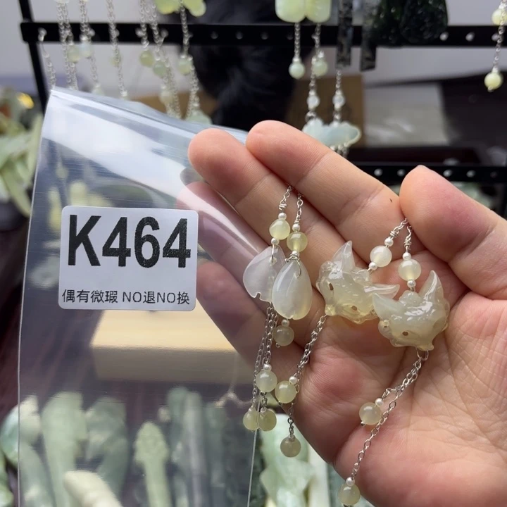 蛇纹石玉发饰合金冷***夜