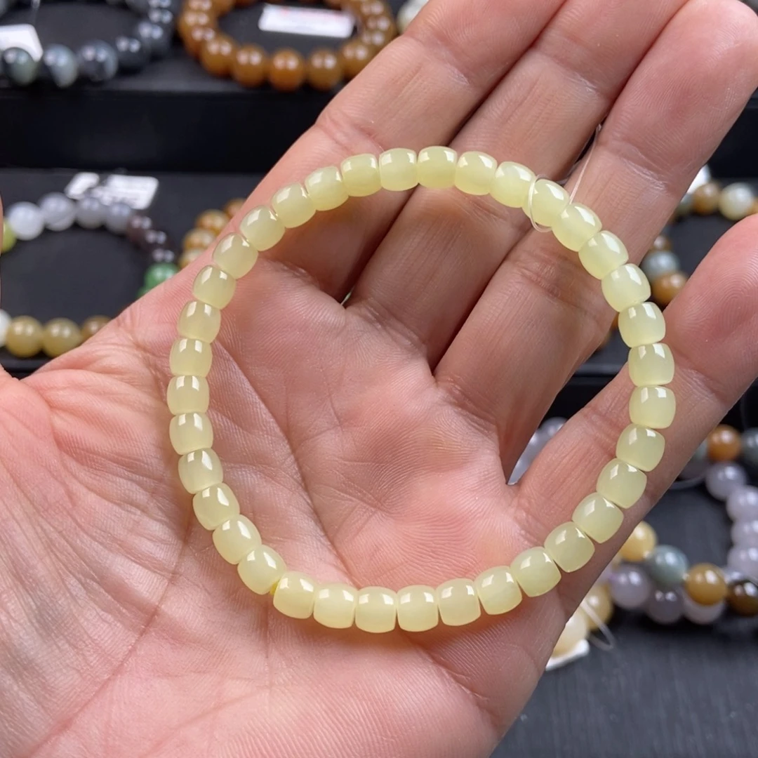 和田玉未镶嵌手链