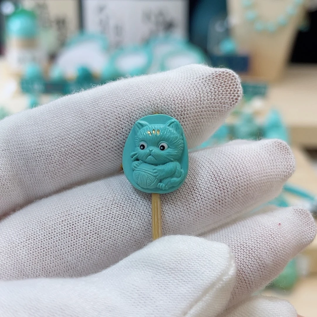 绿松石珠宝奇石未镶嵌